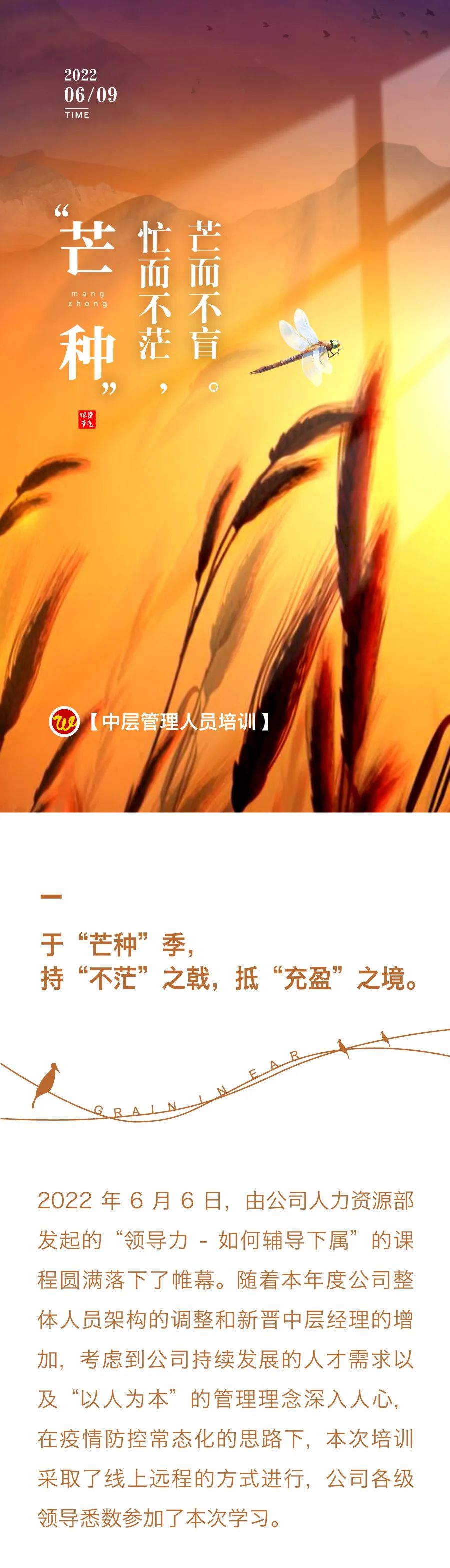 “芒種”忙而不茫，芒而不盲?！袑庸芾砣藛T培訓1.jpg
